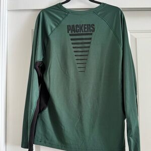 Green Bay Packers Long Sleeve Shirt - Green and Black